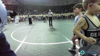 55 lbs Round Of 32 - Kyle Gilbreath, Geary Youth Wrestling vs Forrest Neal, Division Bell Wrestling