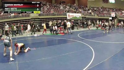 145 lbs Quarterfinal - Matt Watts, Charger Wrestling Club vs Dawson Whiteley, JWC