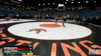 6A-157 lbs Cons. Round 3 - Layson Johnson, Olathe West vs Caphers Orangi, Wichita-Southeast