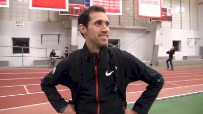 Ryan Hill says not great finish but good overall 5k race at BU Last Chance