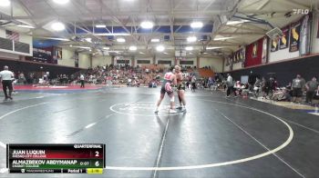 197 lbs Quarterfinal - Almazbekov Abdymanap, Chabot College vs Juan Luquin, Fresno City College