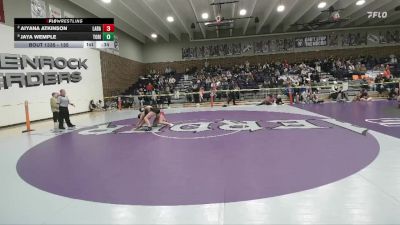 135 lbs Cons. Round 5 - Aiyana Atkinson, Laramie vs Jaya Wemple, Tongue River
