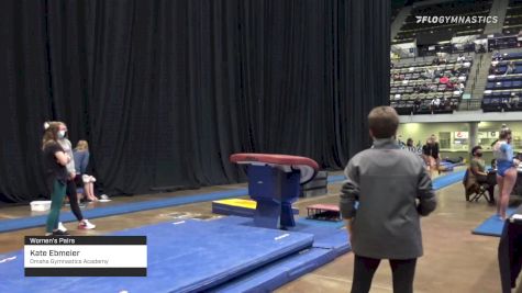 Kate Ebmeier - Women's Pairs, Omaha Gymnastics Academy - 2021 Women's Xcel Region 4 Championships
