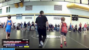 70 lbs Champ. Round 1 - William Sappa-Jennings, Jennings County Wrestling Club vs Maverick Meyer, Dragon Wrestling Club