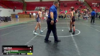 88 lbs Semis (4 Team) - Liam Polk, Xtreme Team vs William Edwards, Lake WC