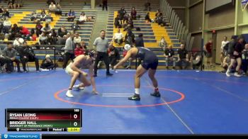 165 lbs Quarterfinal - Rysan Leong, Menlo College (Calif.) vs Bridger Hall, University Of Providence (Mont.)