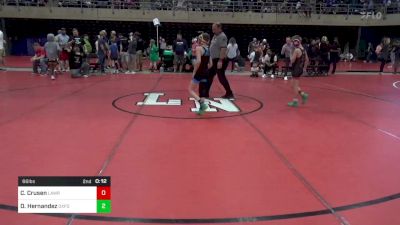 66 lbs Quarterfinal - Caiden Crusen, Lawrenceville vs Damien Hernandez, Oxford