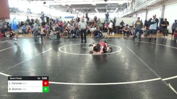 100 lbs Semifinal - Luke Fenchak, Bronco Wrestling Club vs Bowen Boatner, Hornet Wrestling Club