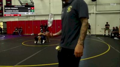 165 lbs Semifinal - Damien Valdez, Lemoore College vs Veysel Pekince, Mt. Sac
