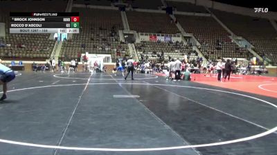 184 lbs Cons. Semi - Rocco D`Ascoli, Keiser University vs Brock Johnson, Huntingdon