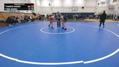 148 lbs Champ. Round 1 - Fabricio Alvarez, Half Moon Bay vs Uriel Segura, JFK