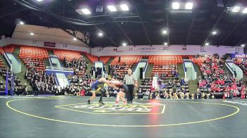 106 lbs Quarterfinals (8 Team) - Grace Miller, Hudson Area HS vs Travis Witt, Roscommon HS
