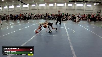 56 lbs Round 2 (8 Team) - Owen Zimmerman, Killer Elite vs Kamden Dentz, Phoenix WC