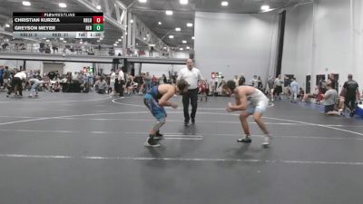 150 lbs Round 4 (6 Team) - Greyson Meyer, Rebellion vs Christian Kurzea, Kraken Blue