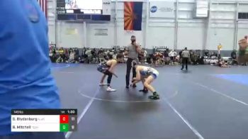 145 lbs Quarterfinal - Garret Blydenburg, Alaska Avalance Gold vs Ben Mitchell, Techs In The City