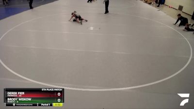 75 lbs Finals (8 Team) - Derek Fier, Minneota vs Brody Wiskow, Roseau