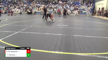 157 lbs Champ. Round 1 - Tyrell Fleming, Archbishop Curley vs Nolan Strzegowski, Calvert Hall College