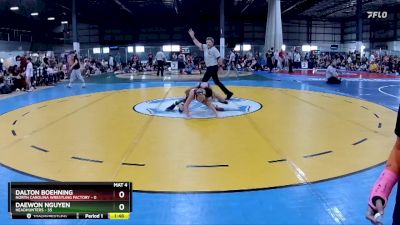 80 lbs Round 5 (6 Team) - Daewon Nguyen, HEADHUNTERS vs Dalton Boehning, NORTH CAROLINA WRESTLING FACTORY