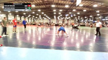 160 lbs Rr Rnd 1 - Collin Willen, Owen Valley vs Nathan Hicks, Falcons Wrestling Club