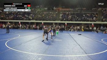 105 lbs Round 2 - Laney Wallace, St. Croix Falls vs Karsidee Zuck, Jesup Mat Club