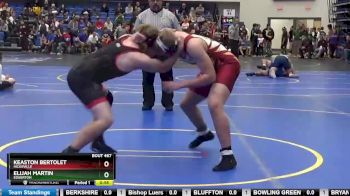 190 lbs Cons. Round 3 - Elijah Martin, EDGERTON vs Keaston Bertolet, HICKSVILLE