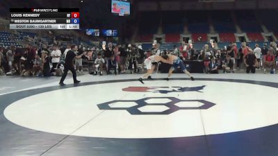 138 lbs Cons. Rd Of 64 - Louis Kennedy, New York vs Weston Baumgartner, Maryland
