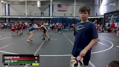 130 lbs Round 4 (8 Team) - Madison Helms, Kraken vs Owen Kelley, NOVA WC