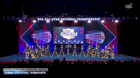 Cheer Athletics - Sassycats [2026 L4 Senior - Medium Day 2] 2026 NCA All-Star National Championship