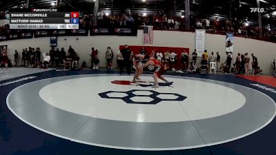 86 kg Champ. Round 2 - Shane McConville, Jackrabbit Wrestling Club vs Matthew Hamad, Yellowjacket Wrestling Club