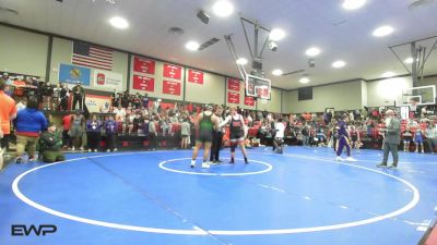 215 lbs Round Of 16 - Hayden Thompson, Prague vs Kaydin McCartney, Gore Public Schools