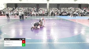 134-H lbs Round Of 64 - Luke Evans, Mat Assassins vs Noah Bone, Yale Street