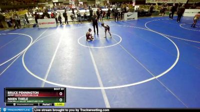 77 lbs Champ. Round 1 - Bruce Pennington, Hemet Youth Wrestling Club vs Nixen Thiele, Coachella Valley Wrestling Club