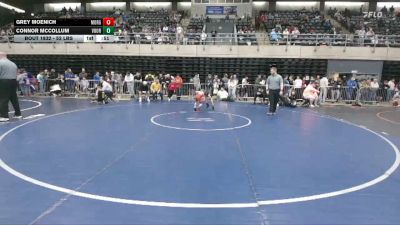 52 lbs Consi-qtrs - Grey Moenich, Morgantown vs Connor McCollum, Voorhees Township