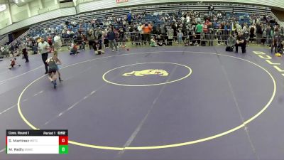 10U Boys - 67 lbs Cons. Round 1 - Maxim Reilly, South Side Wrestling Club vs Steven Martinez, Midwest Regional Training Center