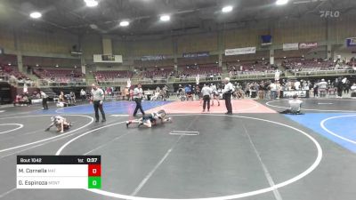 78 lbs Consi Of 4 - Michael Cornella, Mat Burners WC vs Garyn Espinoza, Montrose Elite Wrestling