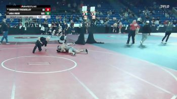 138 lbs Quarterfinal - Dereon Tremblay, New Bedford vs Asa Reis, Mt. Anthony Union