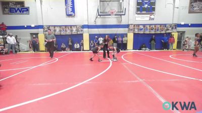 52 lbs Consi Of 4 - Beckett Rupp, Perry Wrestling Academy vs Hayden Gregory, Tulsa Blue T Panthers