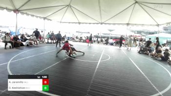 113 lbs Quarterfinal - Aj Jaramillo, Valley Bad Boys vs Garen Keshishian, Silverback WC