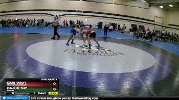 165 lbs Cons. Round 3 - Emanuel Diaz, Aurora vs Colin Panoff, Rochester University