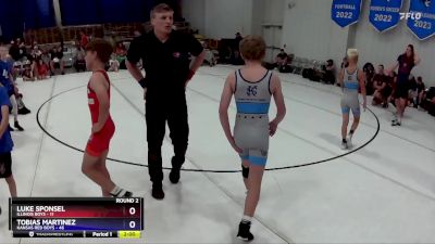 92 lbs Round 2 (4 Team) - Alex Lapitan, Illinois Boys vs Brantley Williams, Kansas Red Boys