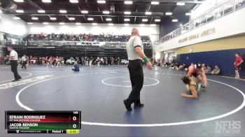149 lbs Champ. Round 2 - Efrain Rodriguez, Mt San Antonio College vs Jacob Benson, Shasta College