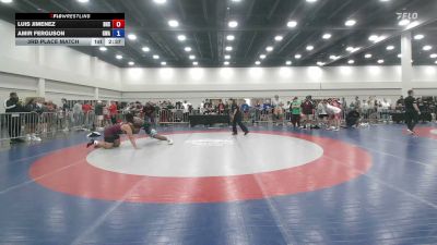 285 lbs 3rd Place Match - Luis Jimenez, Brandon High School vs Amir Ferguson, Glasgow Wrestling Academy