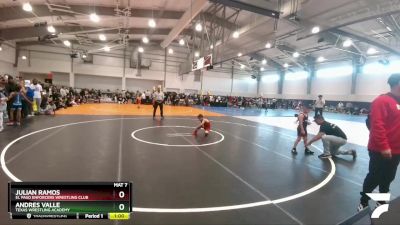 70 lbs Cons. Round 3 - Andres Valle, Texas Wrestling Academy vs Julian Ramos, El Paso Enforcers Wrestling Club