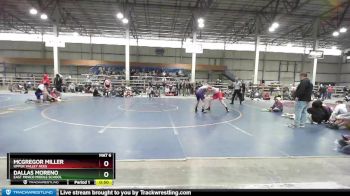 190 lbs Semifinal - McGregor Miller, Upper Valley Aces vs Dallas Moreno, East Minico Middle School