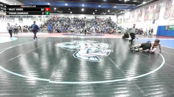 132 Boys Champ. Round 2 - Frank Zambada, San Ysidro vs Riley Jones, El Capitan