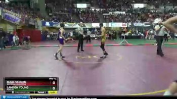 Champ. Round 1 - Landon Young, Poplar vs Isaac Skogen, Whitehall/Harrison