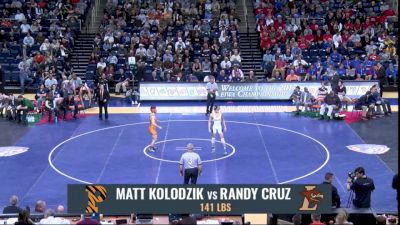 141 lbs Final - Matt Kolodzik, Princeton vs Randy Cruz, Lehigh