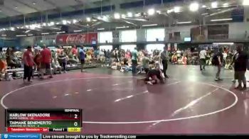 120 lbs Semis (4 Team) - Harlow Skenadore, Black Mambas vs Taimane Benemerito, Assassins WC Black