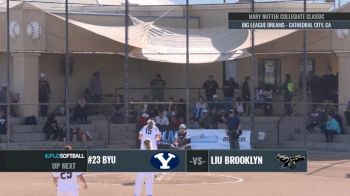 BYU vs LIU Brooklyn   2017 Mary Nutter Classic 2