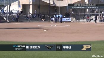 LIU Brooklyn vs Purdue   2017 Mary Nutter Classic 2